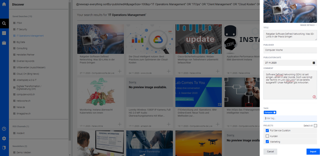 Scope Screenshot import